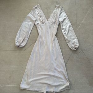 Lulu's Cream Lace Dress